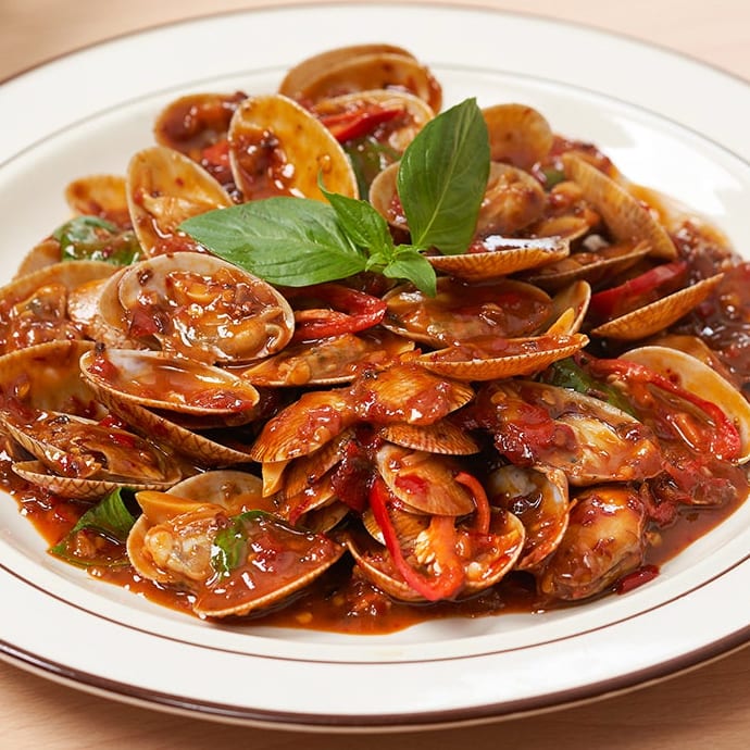 Stir Fried Clam With Chili Paste.