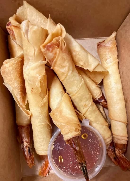 Shrimp Rolls กุ้งห่มผ้า.
