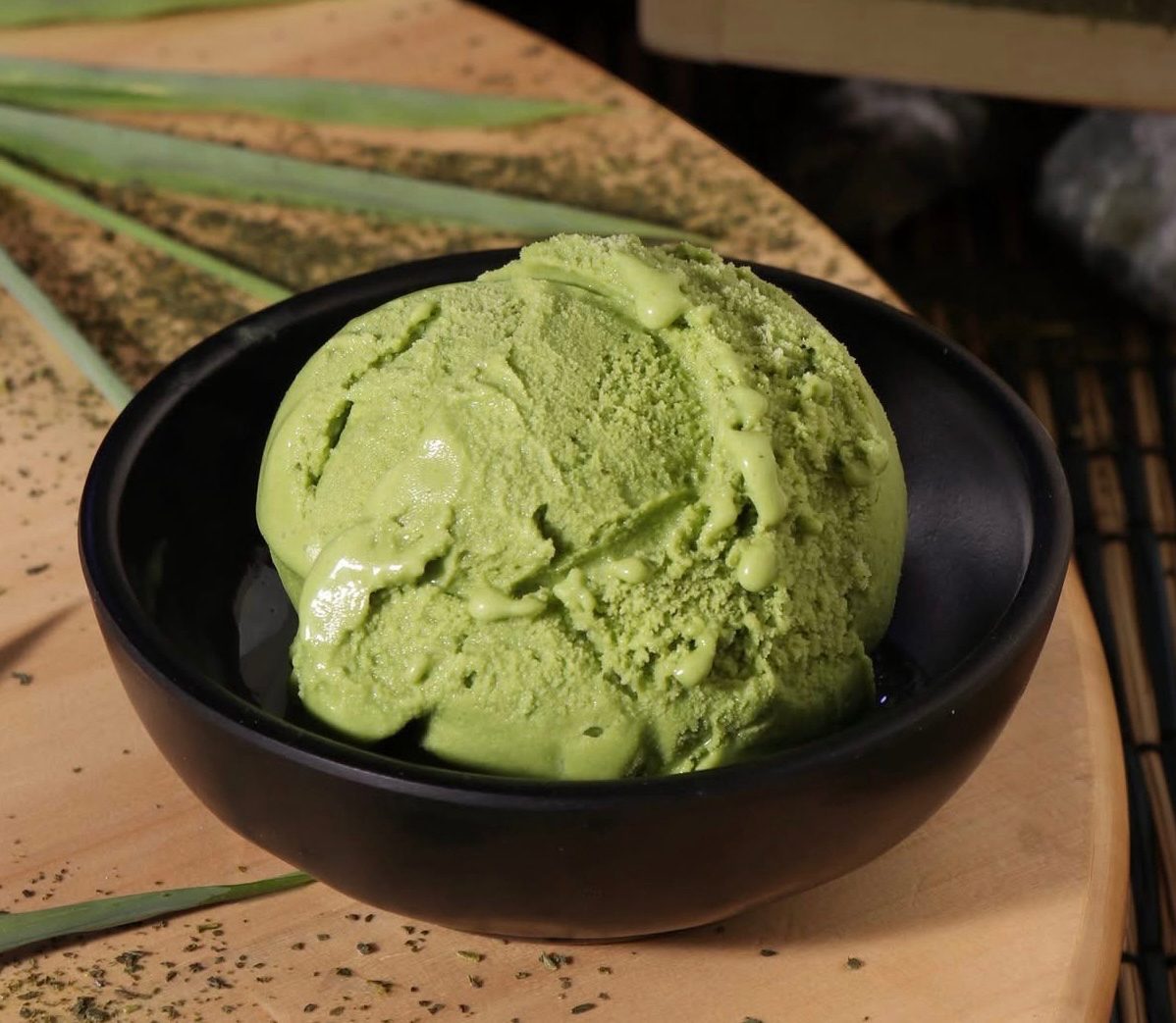 Green Tea Ice Cream.