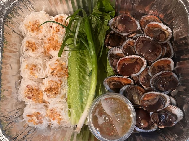 Blood Clam Tray (หอยถาด).