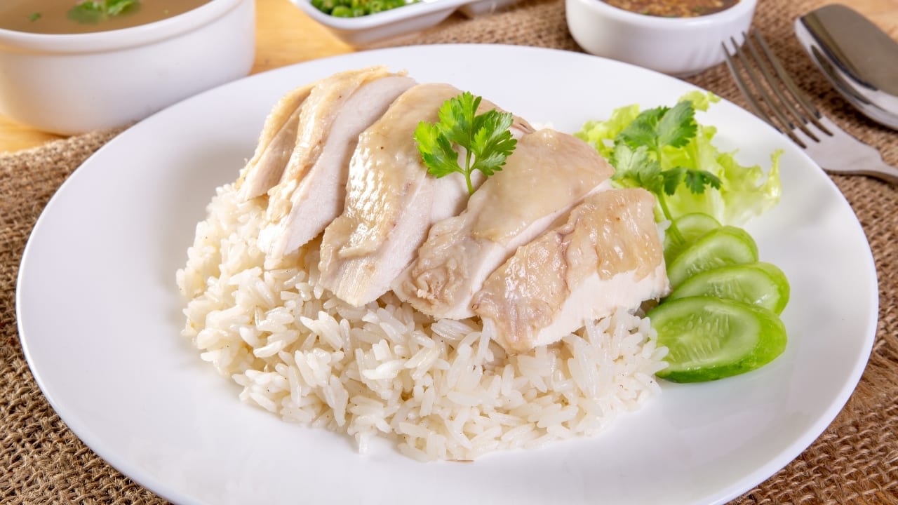 Hainan Chicken (Dark Meat) ข้าวมันไก่น่อง.